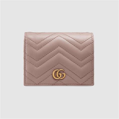 gucci chevron leather card case|Shop Gucci GG Marmont Card Case .